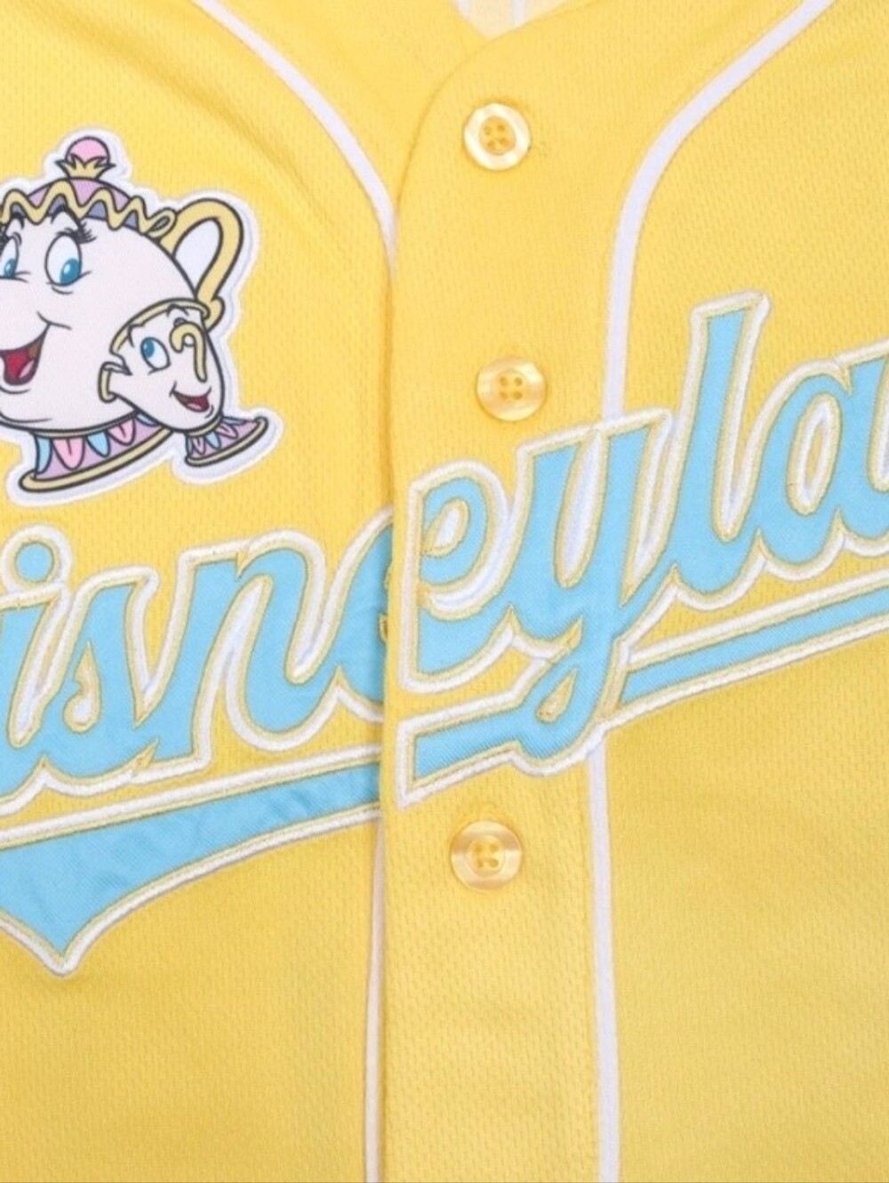 Disneyland Yellow Beauty And the Beast Jersey New With Tags Size 3x